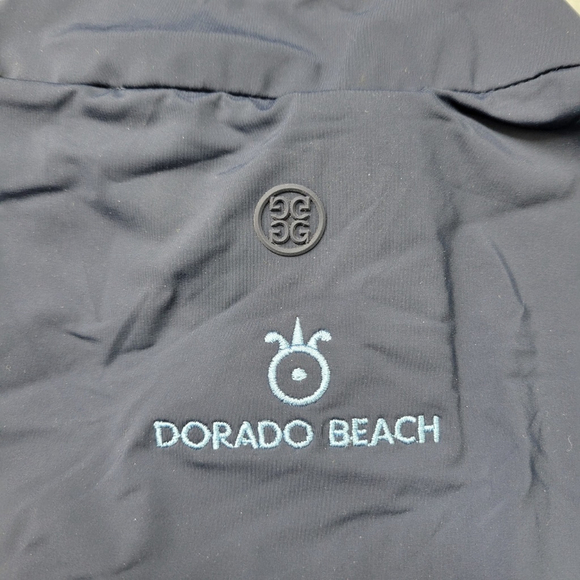 G/FORE Women's Color Block Silky Tech Nylon Sleeveless 1/4 Zip Golf Polo Small - Picture 11 of 12